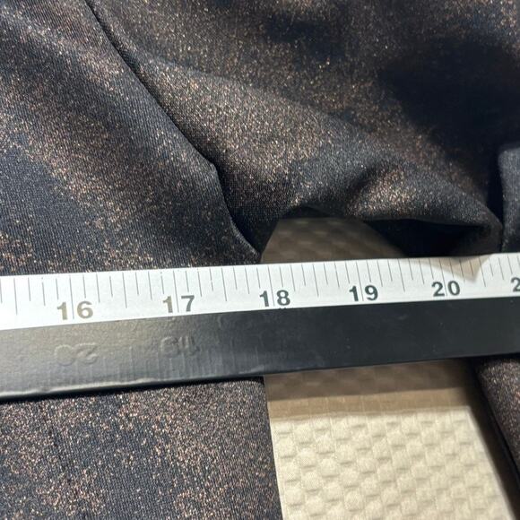 Wrangler Women's Cardigan Size S Black Bronze Shimmer Draped Open 3/4 Sleeve - Picture 7 of 9
